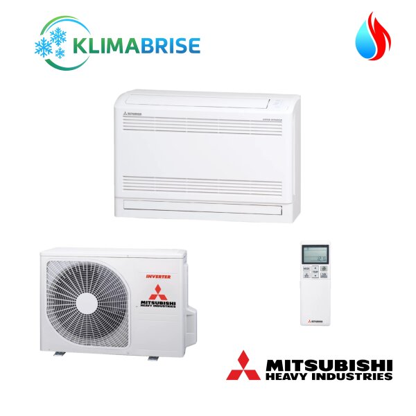 Mitsubishi Heavy Set Truhenger&auml;t 3,5 kW - SRF35ZS-W + SRC35ZS-W2 R32 Klimaanlage